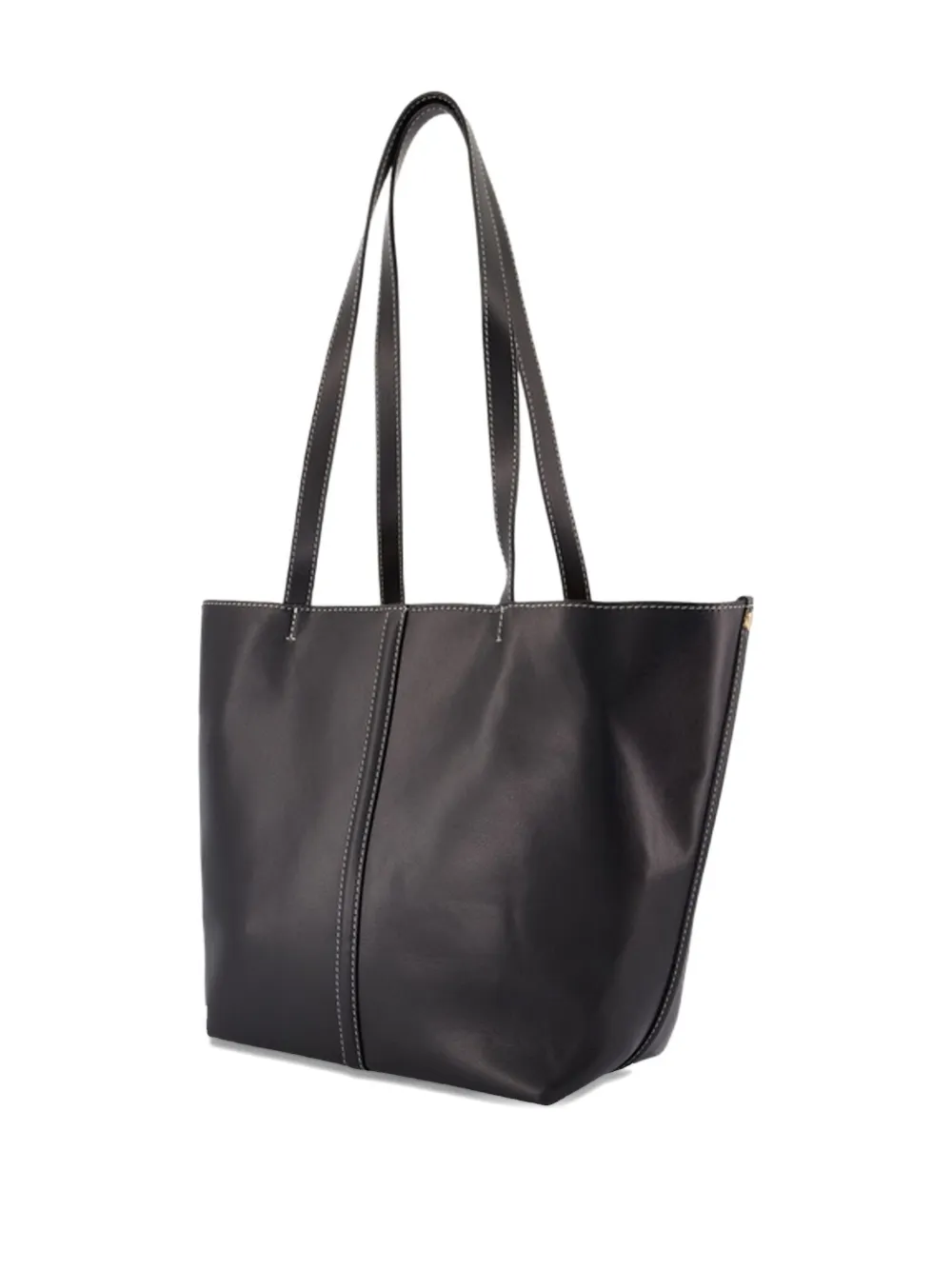 Vanessa Bruno contrast-stitching shoulder bag - Zwart