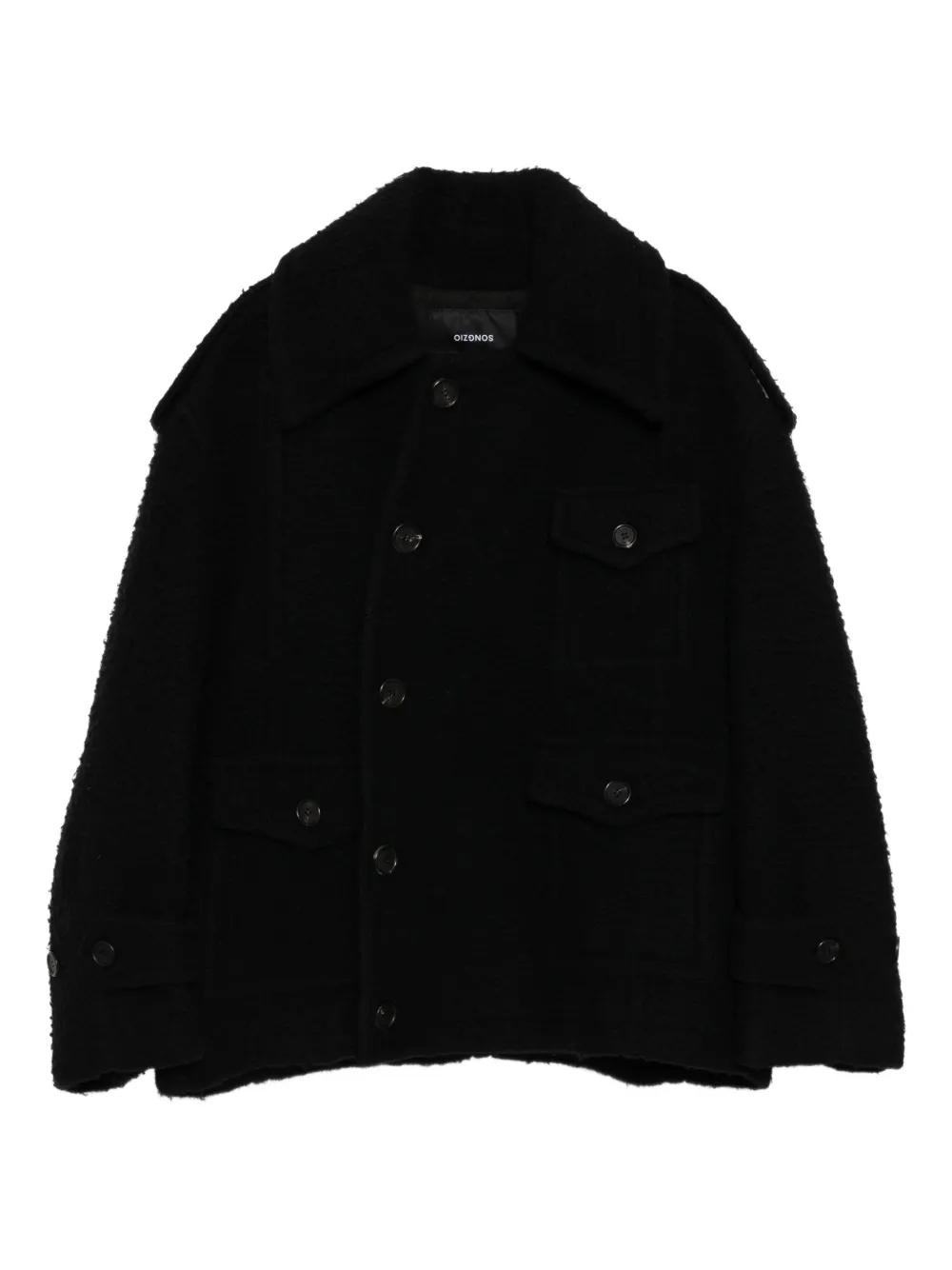 SONGZIO abrigo con botones | negro | Image 1
