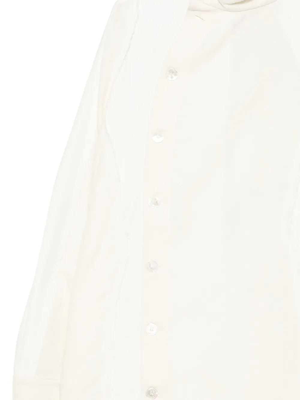 SONGZIO Overhemd met patchwork Wit