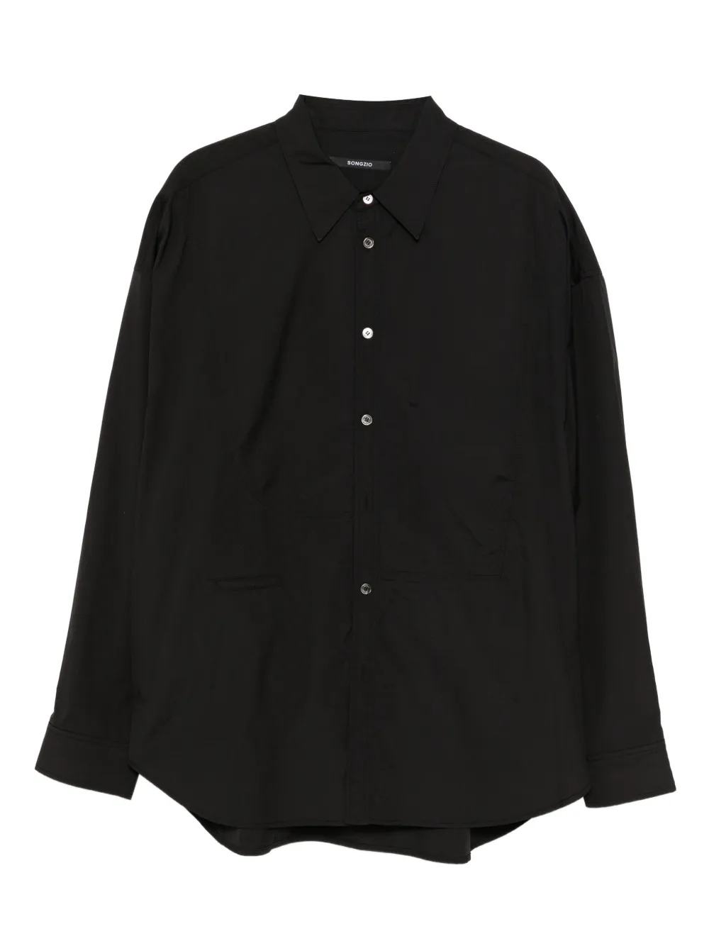SONGZIO camisa con bordado gráfico | negro | Image 1