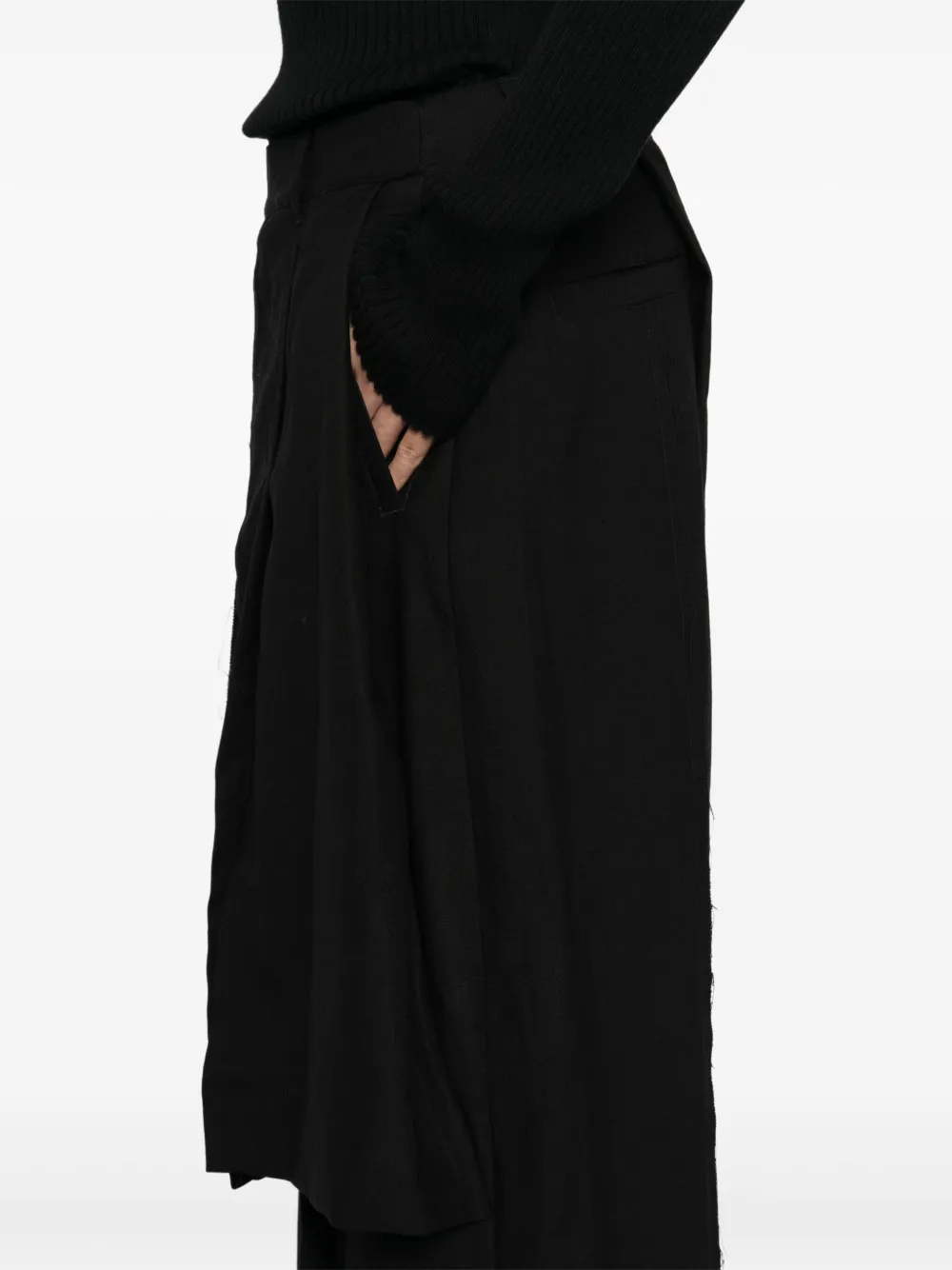 SONGZIO Broek met uitgesneden details Zwart