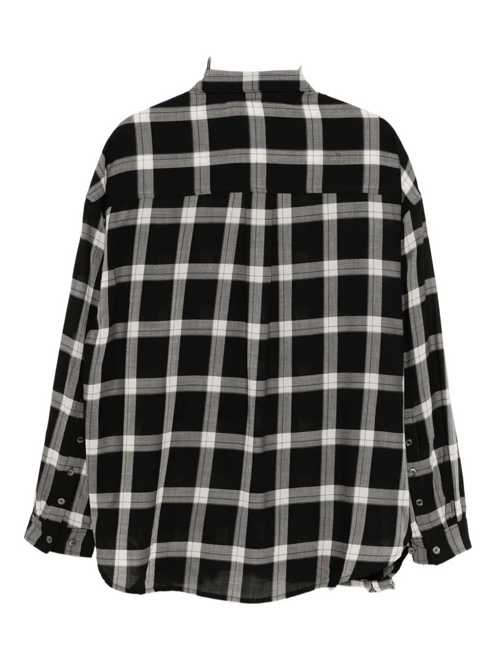 SONGZIO plaid shirt - Zwart