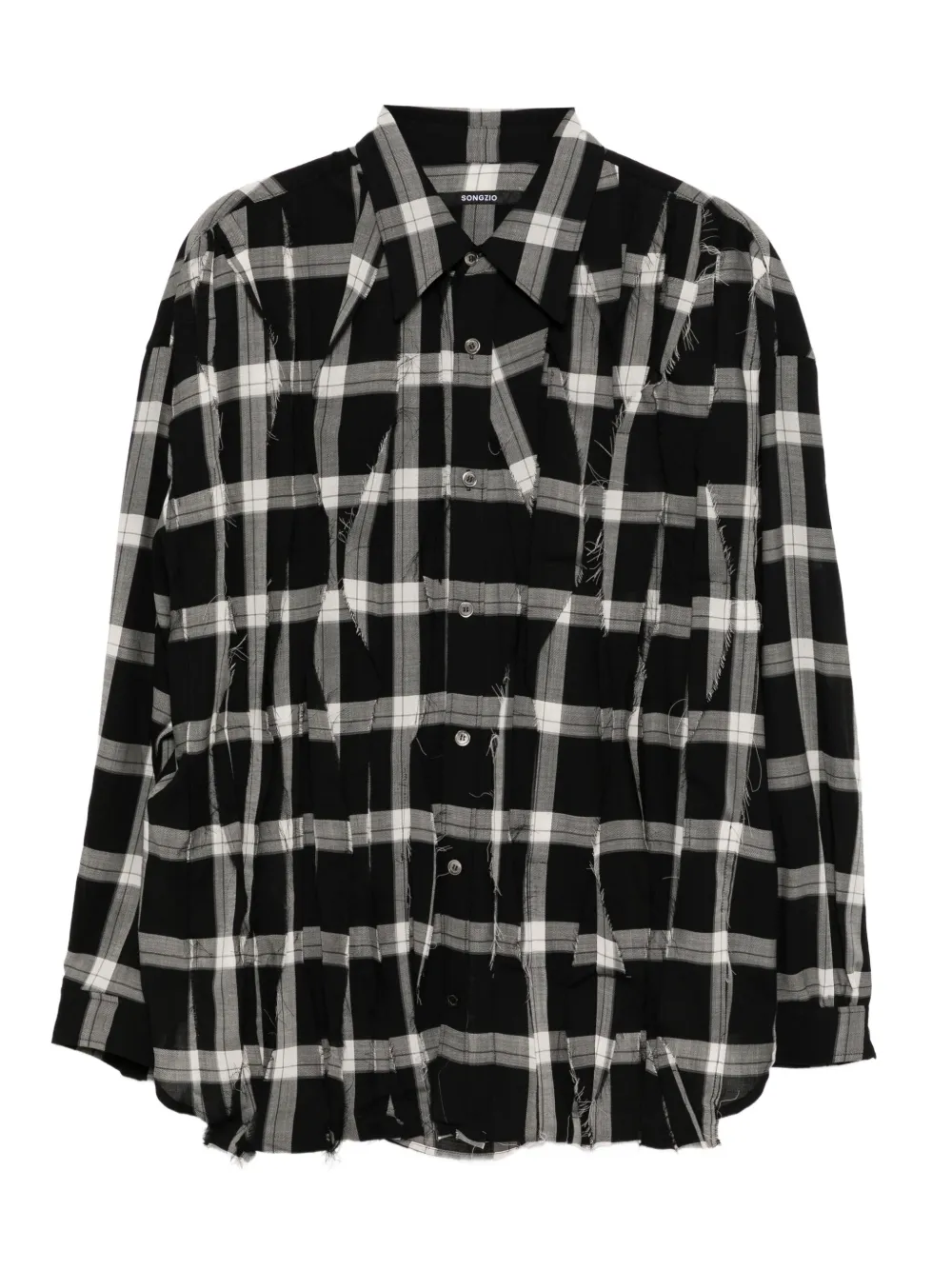 SONGZIO plaid shirt - Black