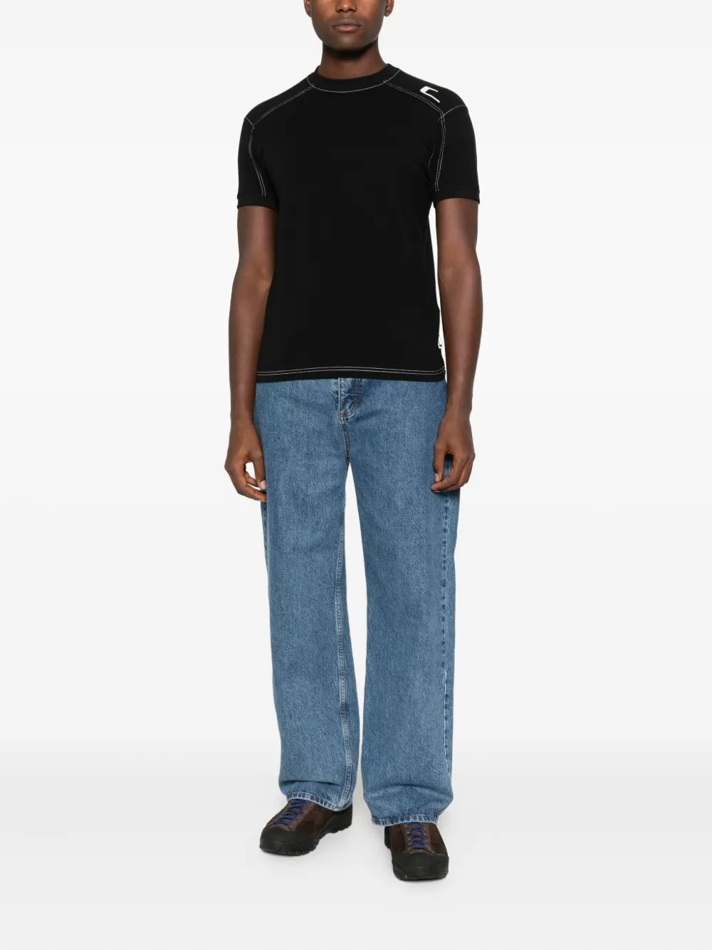 Carrer playera con costuras en contraste | Playeras | Image 2