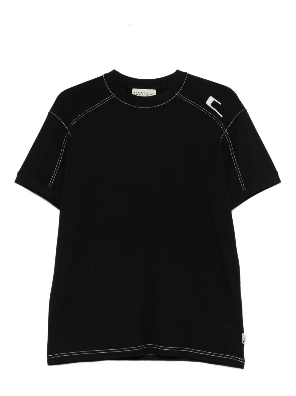 Carrer playera con costuras en contraste | negro | Image 1