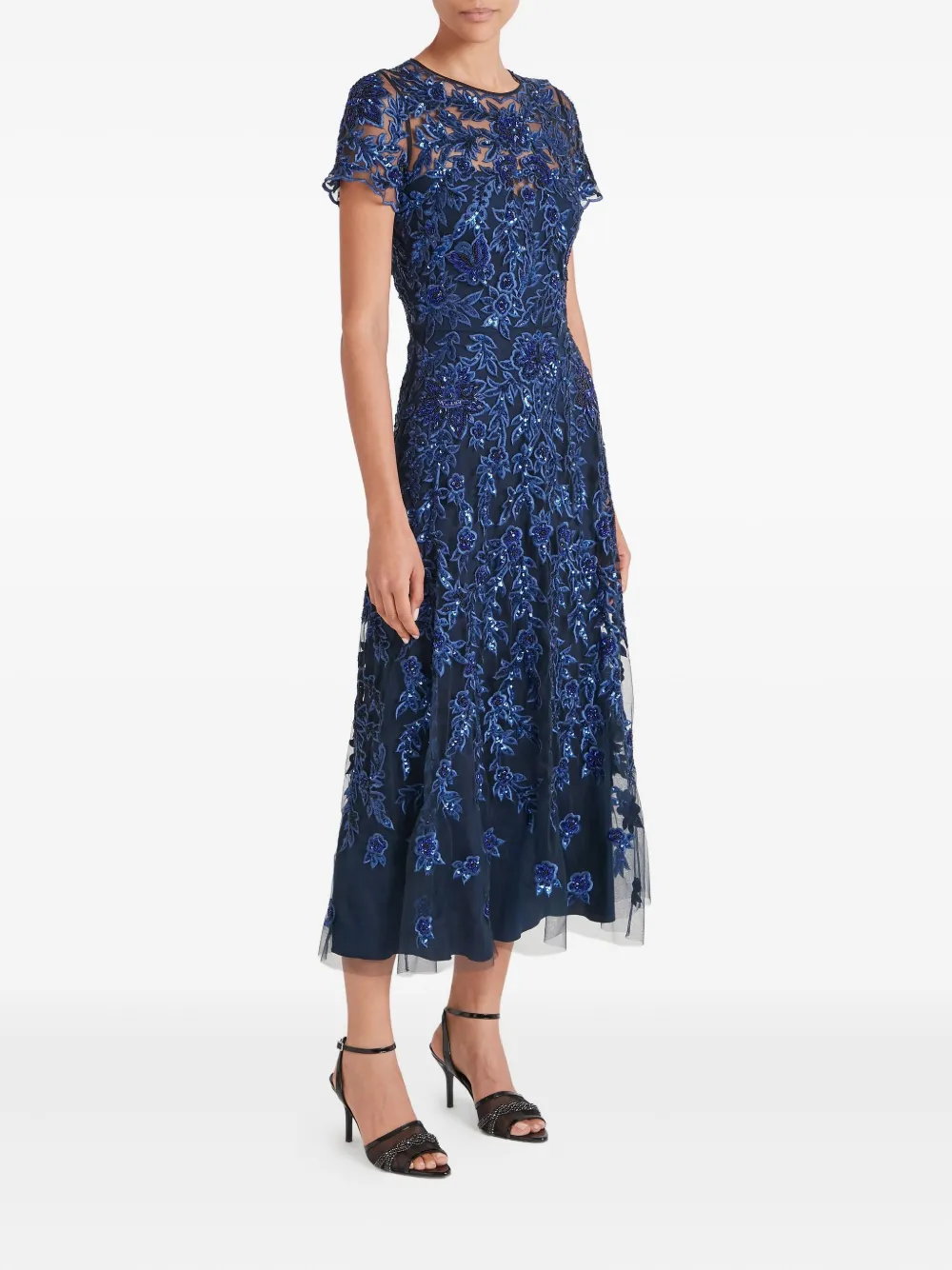 Temperley London Genevieve jurk - Blauw