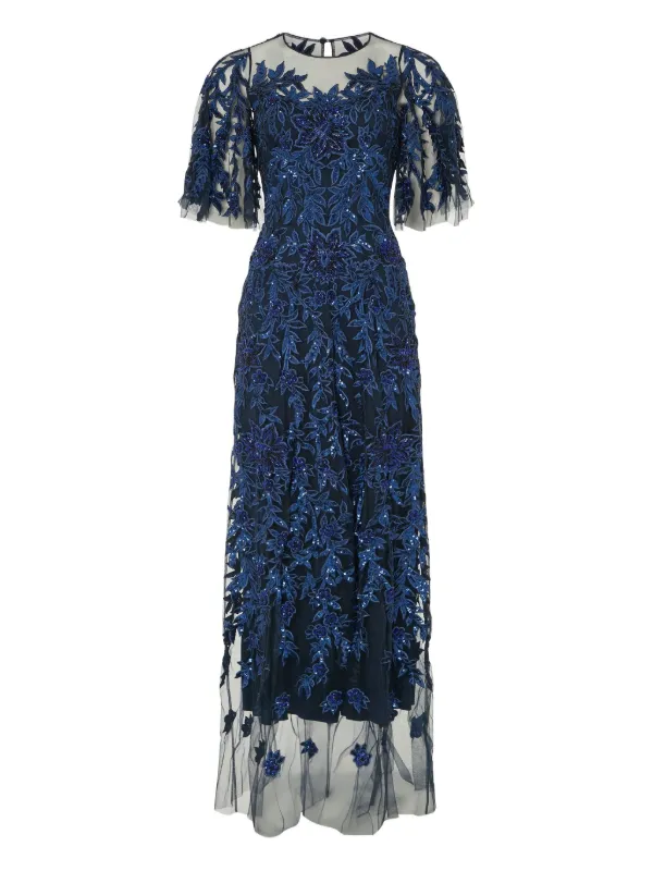 Temperley London Genevieve Dress | Blue | FARFETCH GE