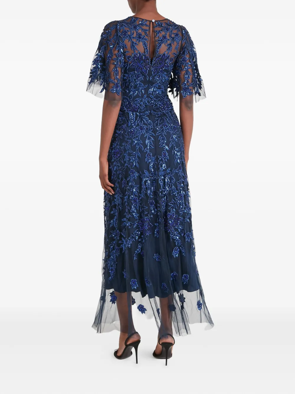 Temperley London Genevieve jurk Blauw