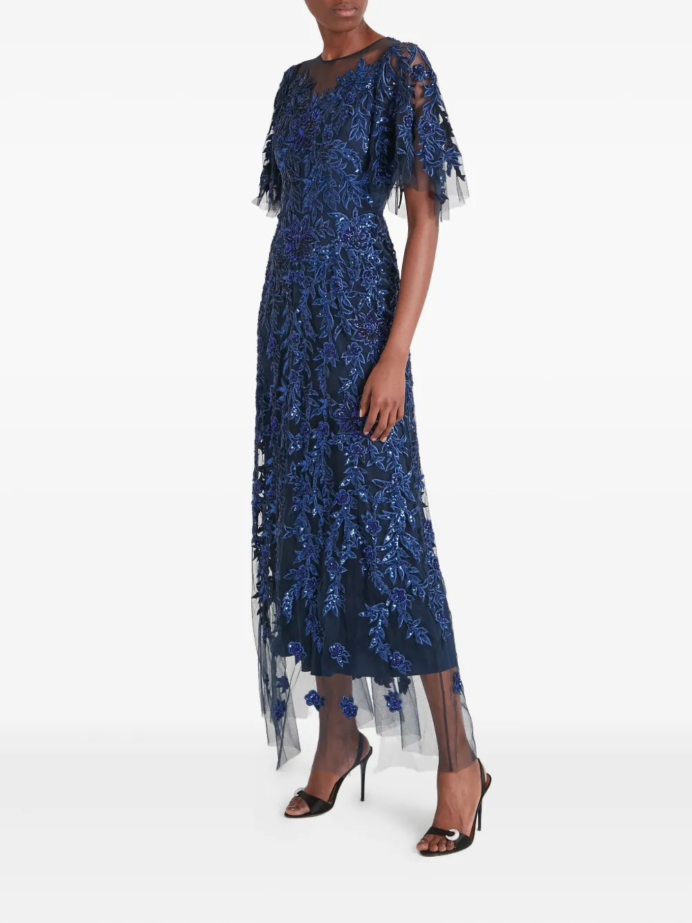Temperley London Genevieve jurk Blauw