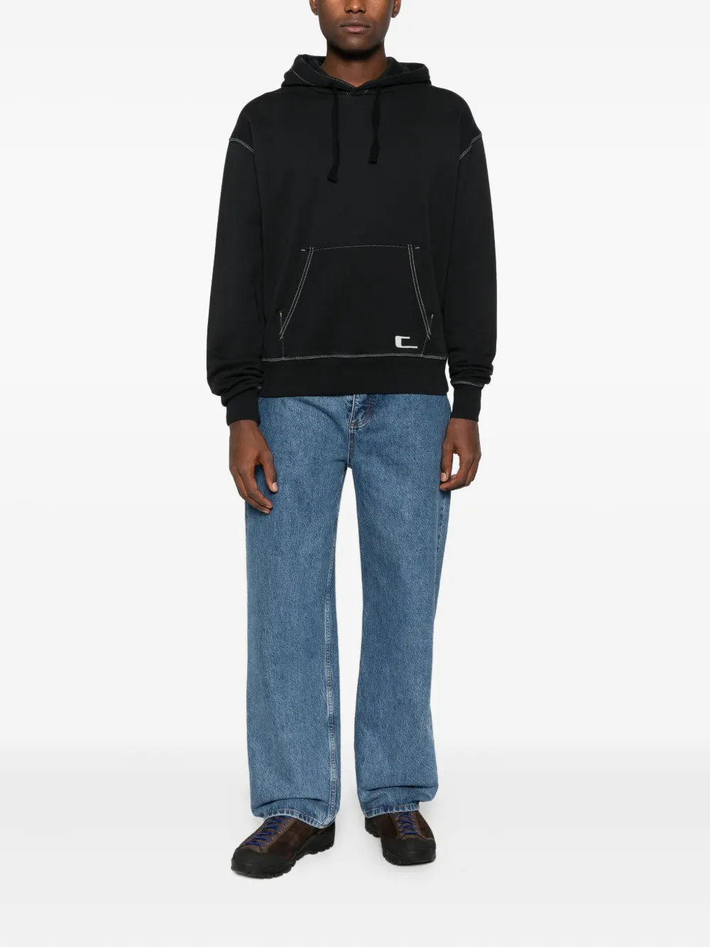 Carrer contrast-stitching hoodie | Hoodies | Image 2