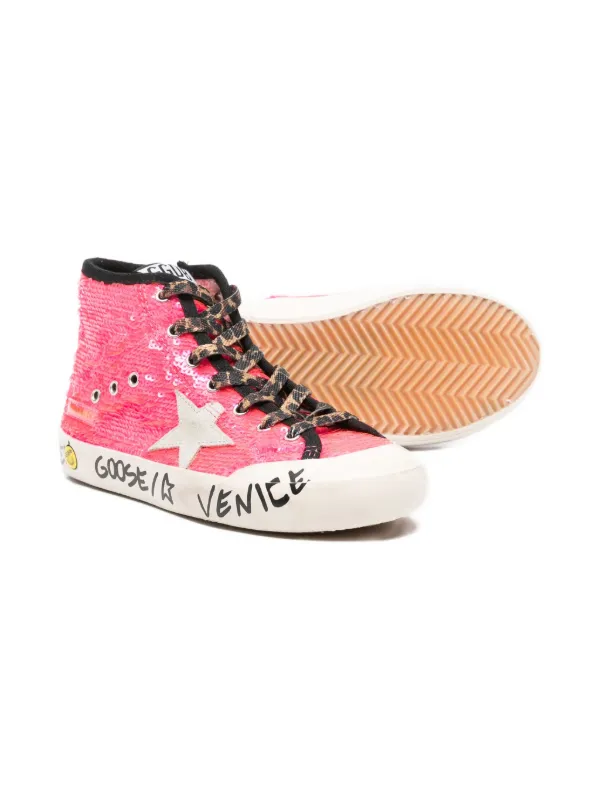 Francy Ggdb Sneakers Pink Golden Goose Kids Francy Penstar