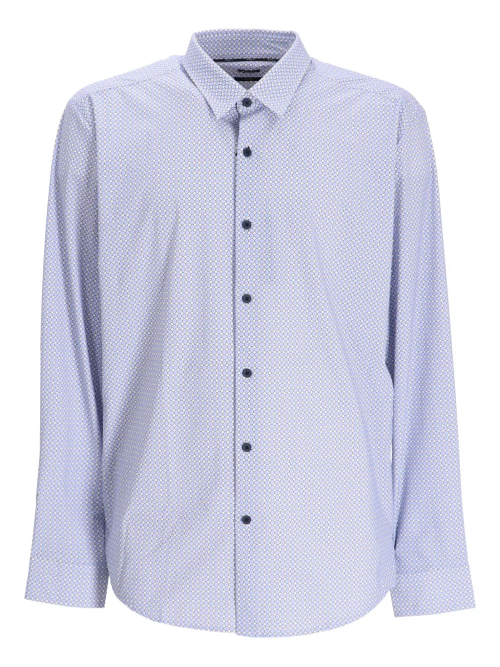 BOSS Hemd mit geometrischem Print | Blau | Image 1