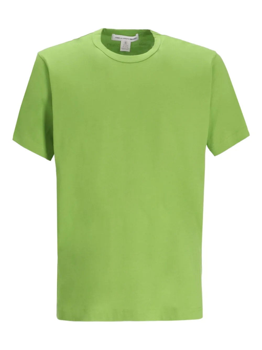 Comme Des Garçons T-shirt in cotone con stampa - Verde