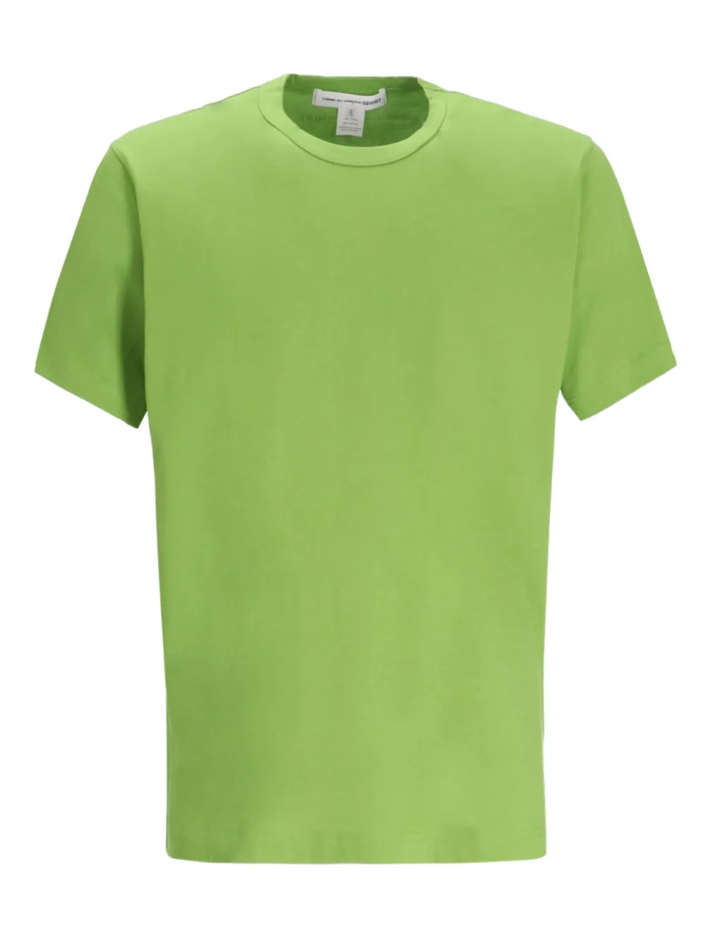 Comme Des Garçons T-shirt in cotone con stampa - Verde