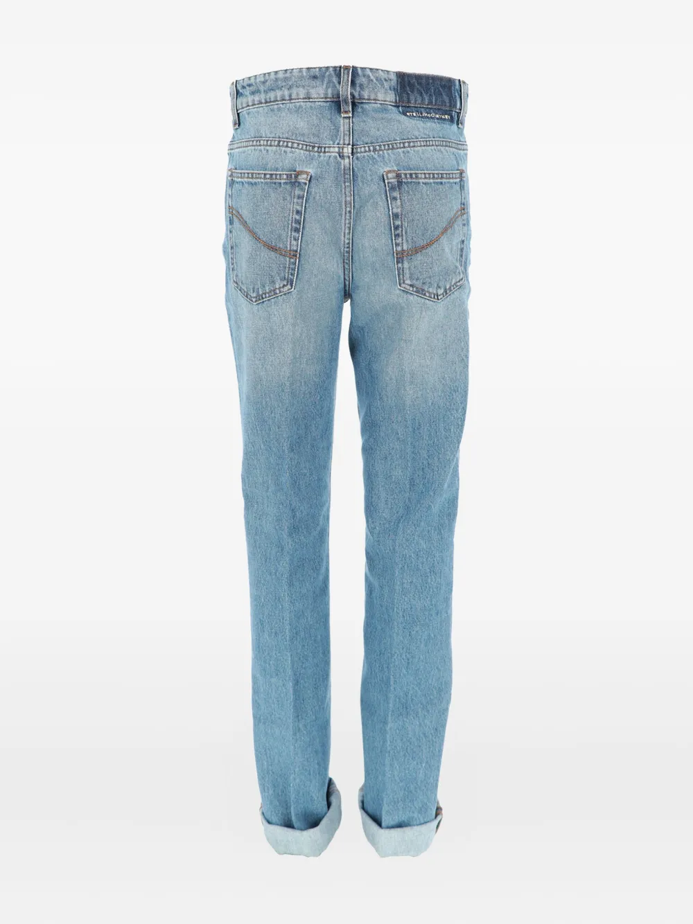 Stella McCartney Jeans met vervaagd effect - Blauw