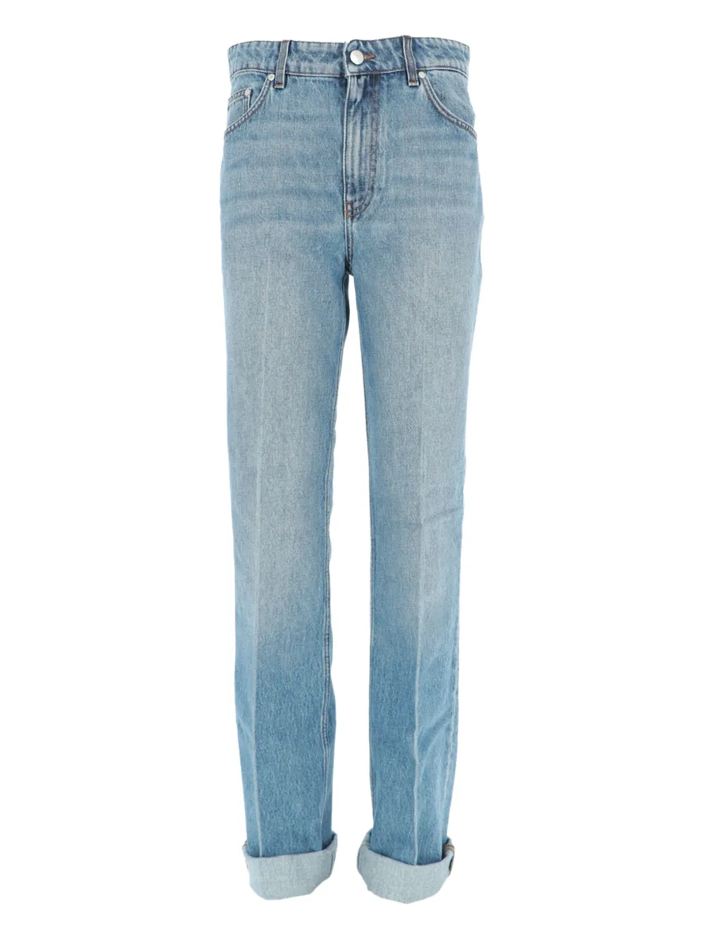 Stella McCartney Jeans con effetto schiarito - Blu