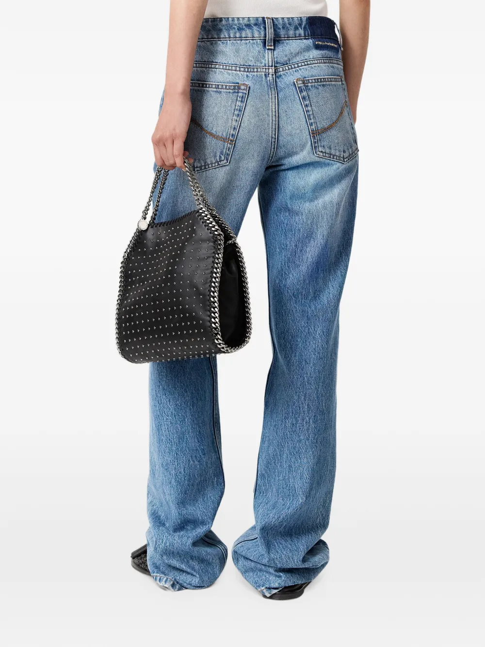 Stella McCartney Jeans met vervaagd effect Blauw