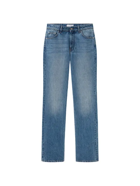 Stella McCartney faded straight-leg mid-rise denim jeans