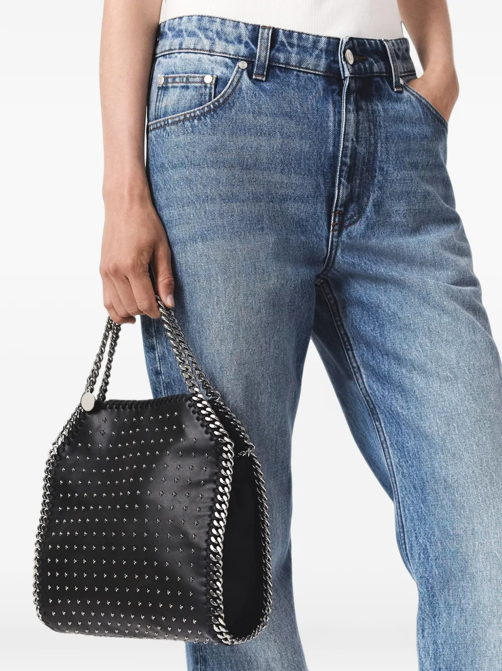 Stella McCartney Jeans met vervaagd effect Blauw
