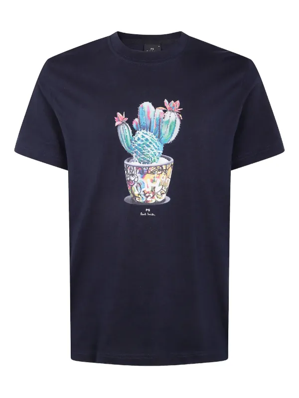 Paul Smith Cactus T-Shirt | Blue | FARFETCH BH