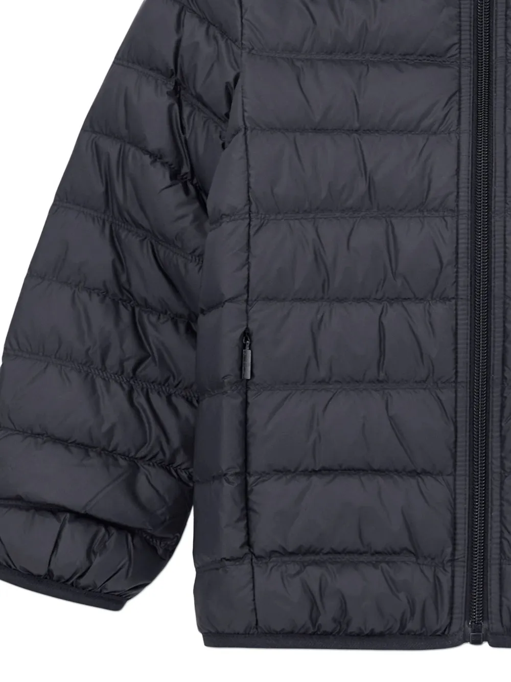 Emporio Armani Kids Donsjack met capuchon Zwart