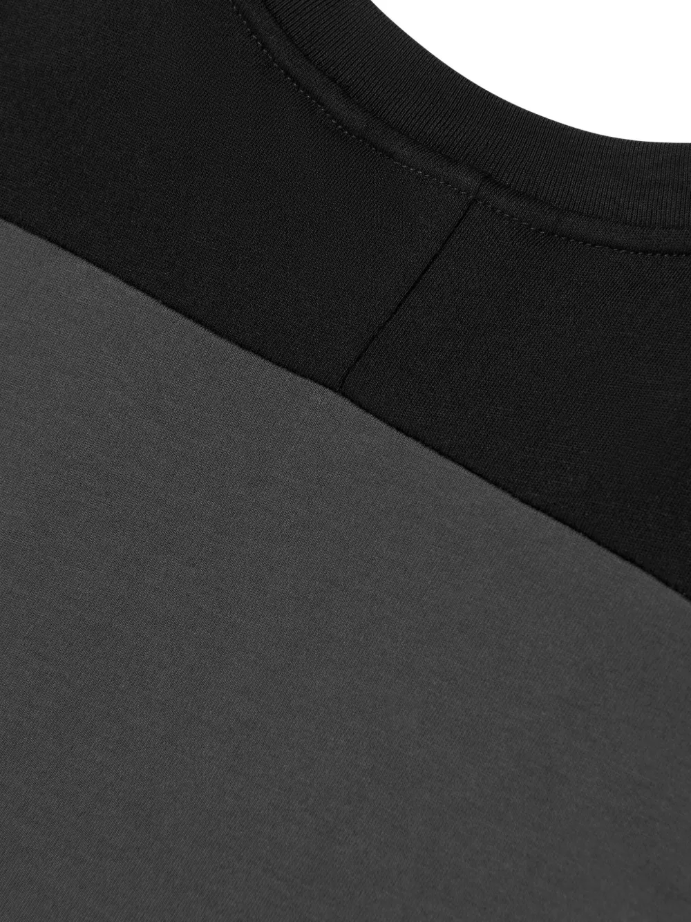 Emporio Armani Kids T-shirt met colourblocking en logo Grijs