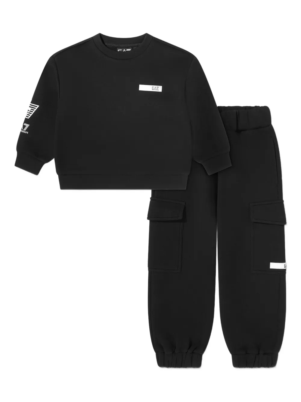 Emporio Armani Pocket Tracksuit In Black