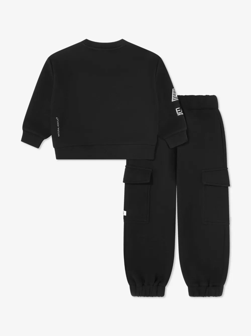 Emporio Armani Pocket Tracksuit In Black