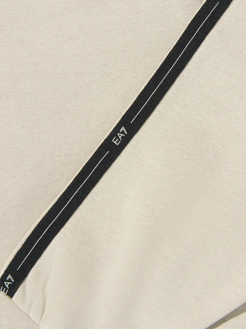 Emporio Armani Kids Sweater met logoband Beige