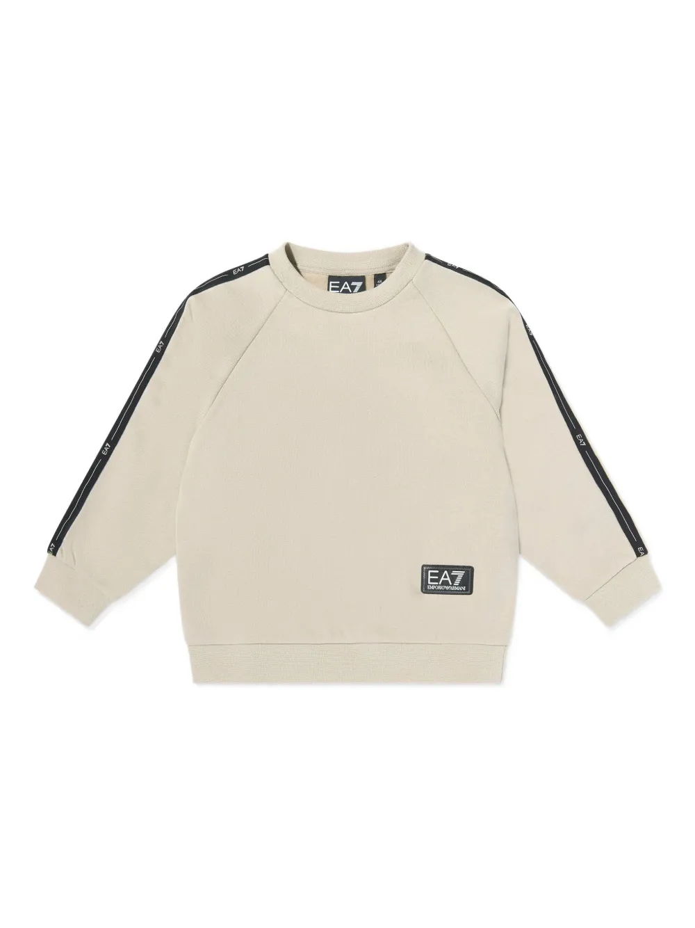 Emporio Ar i Kids Sweater met logoband Beige