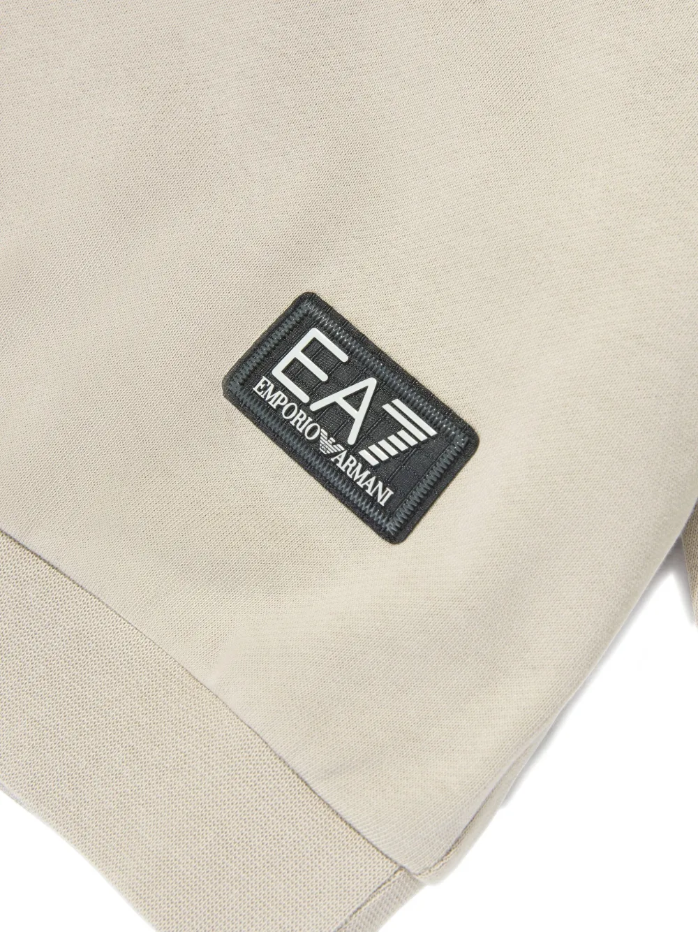 Emporio Armani Kids Sweater met logoband Beige