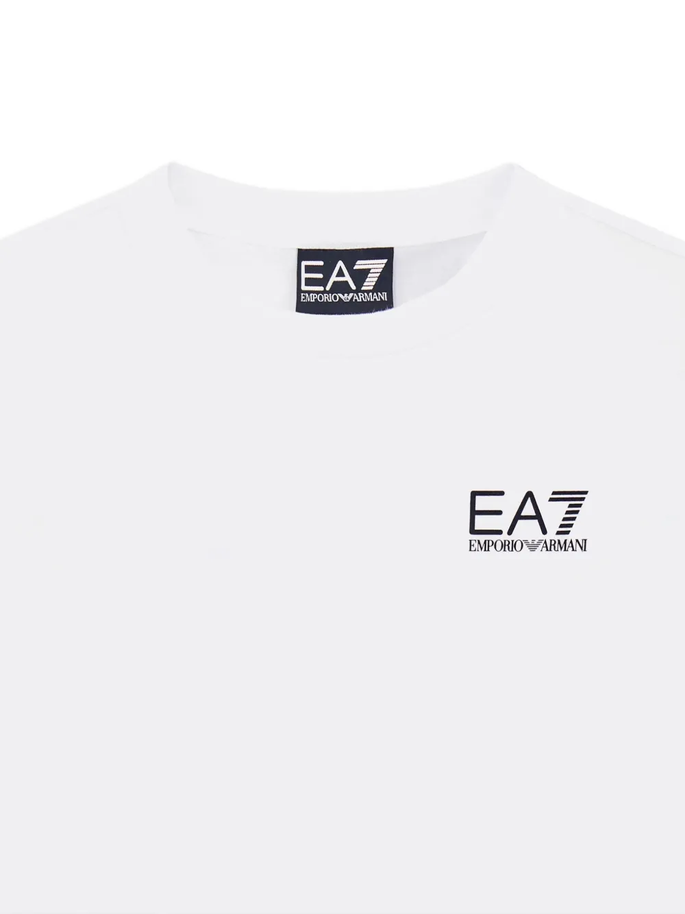 Emporio Armani Kids T-shirt met logodetail Wit