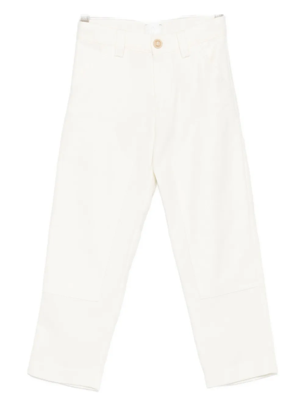 Eleventy Patch-pocket Pants In White