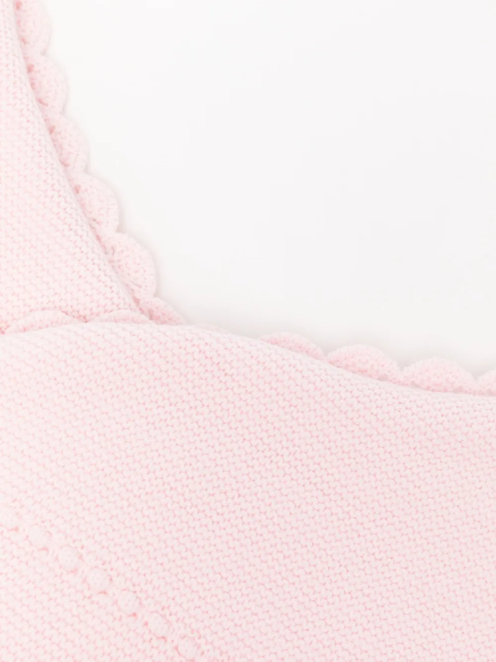 Paz Rodriguez Scalloped-edge Sleeping Bag In Pink