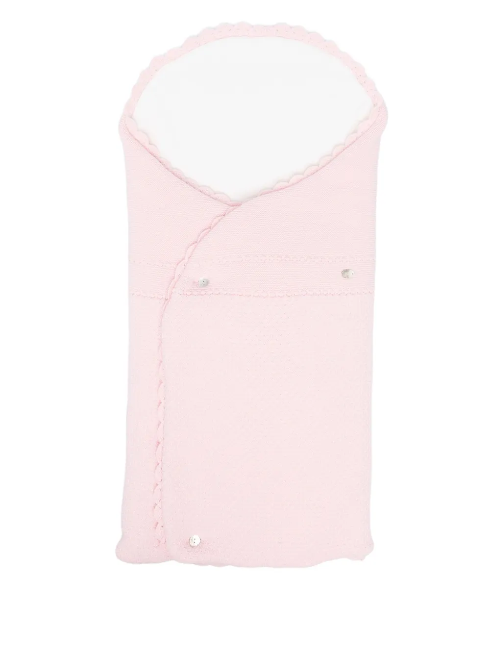 Paz Rodriguez Scalloped-edge Sleeping Bag In Pink