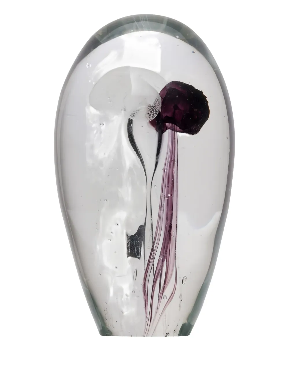 CU I SEEYOU Jellyfish glass paperweight | Red | Image 1