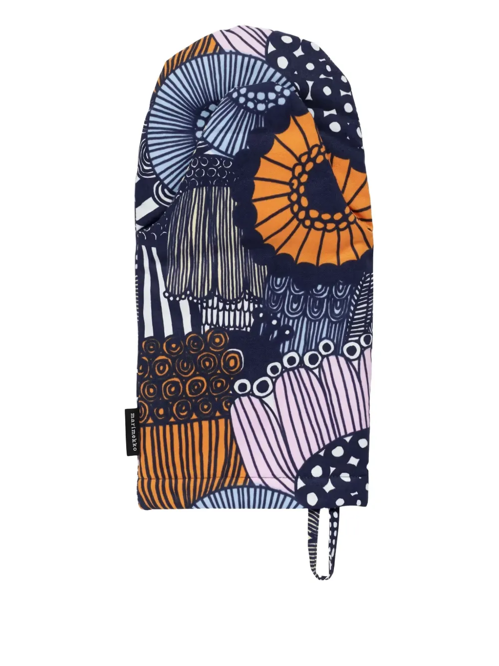Marimekko Floral-print Oven Glove Set In Multi