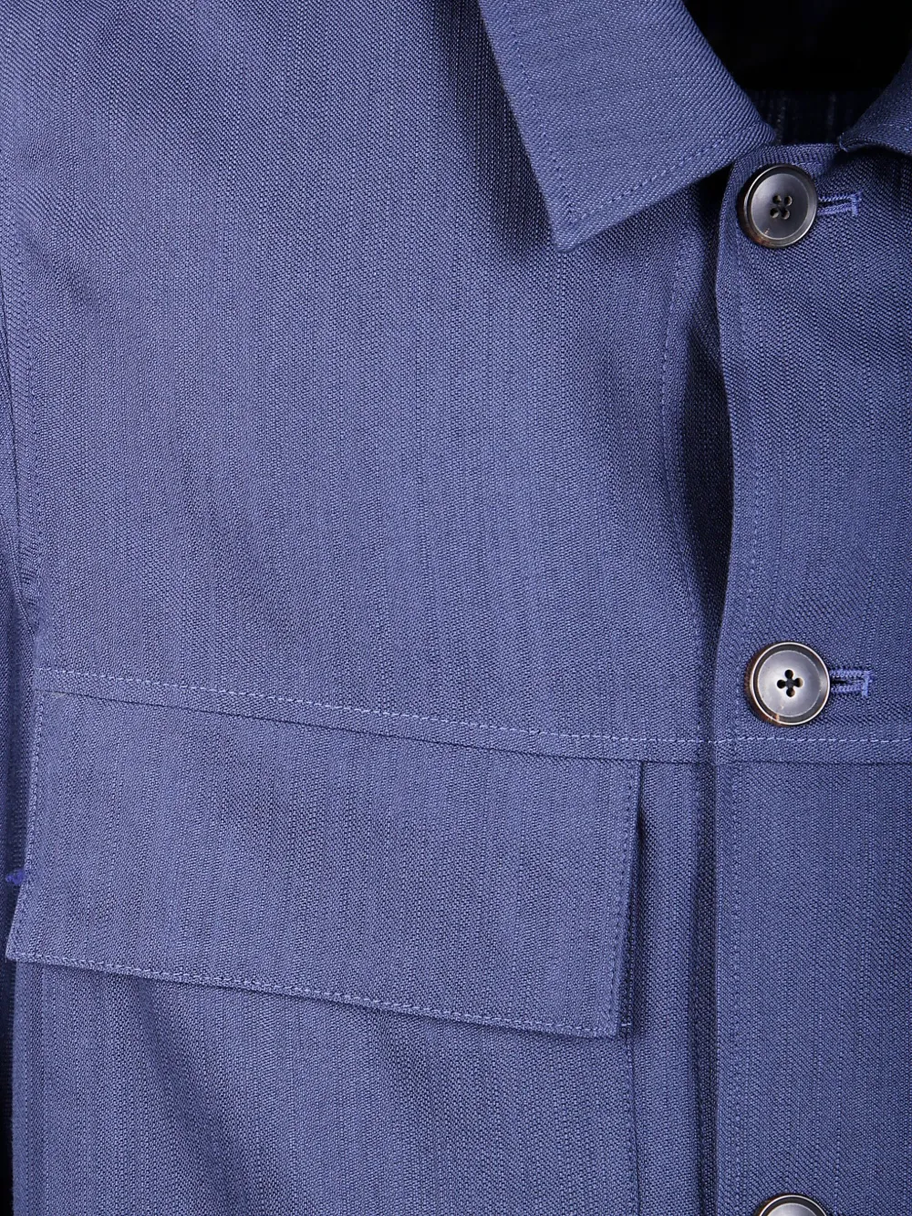 Paul Smith Wollen shirtjack Blauw