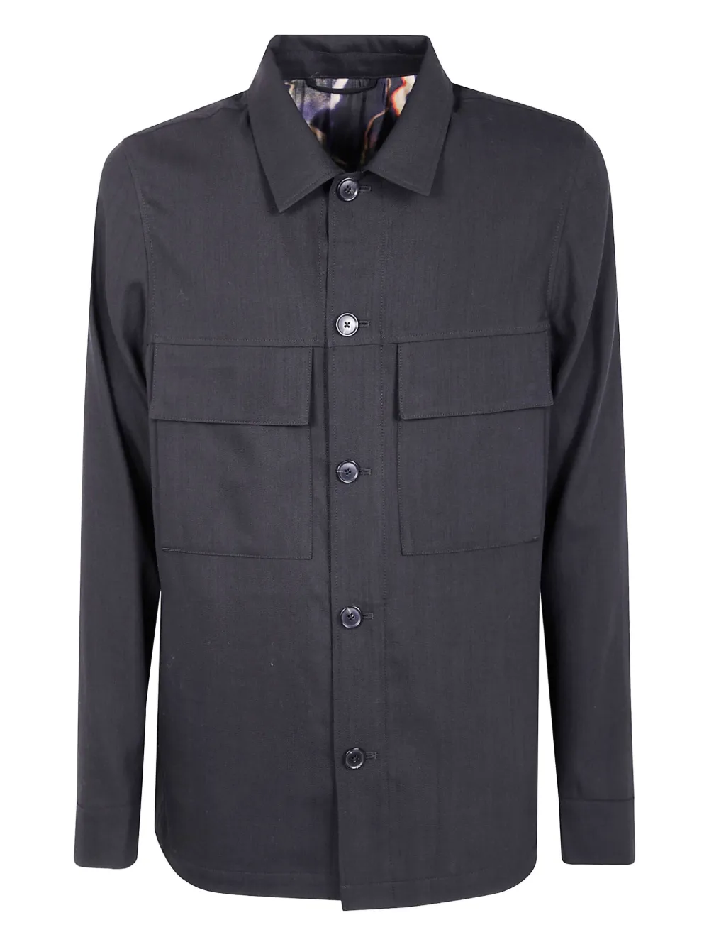 Paul Smith wool shirt jacket | Black | Image 1