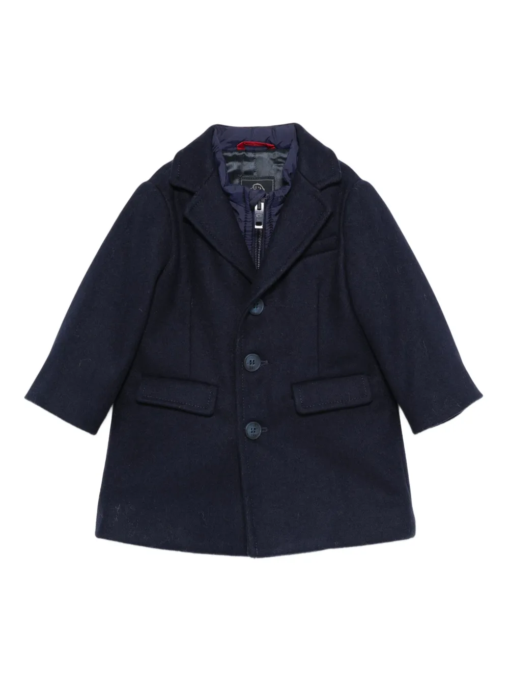 Fay Kids layered coat | Blue | Image 1