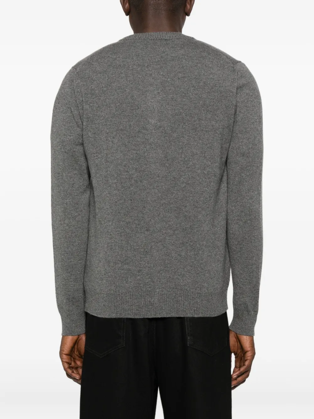 Alpha Studio Cashmere Cardigan In Gray