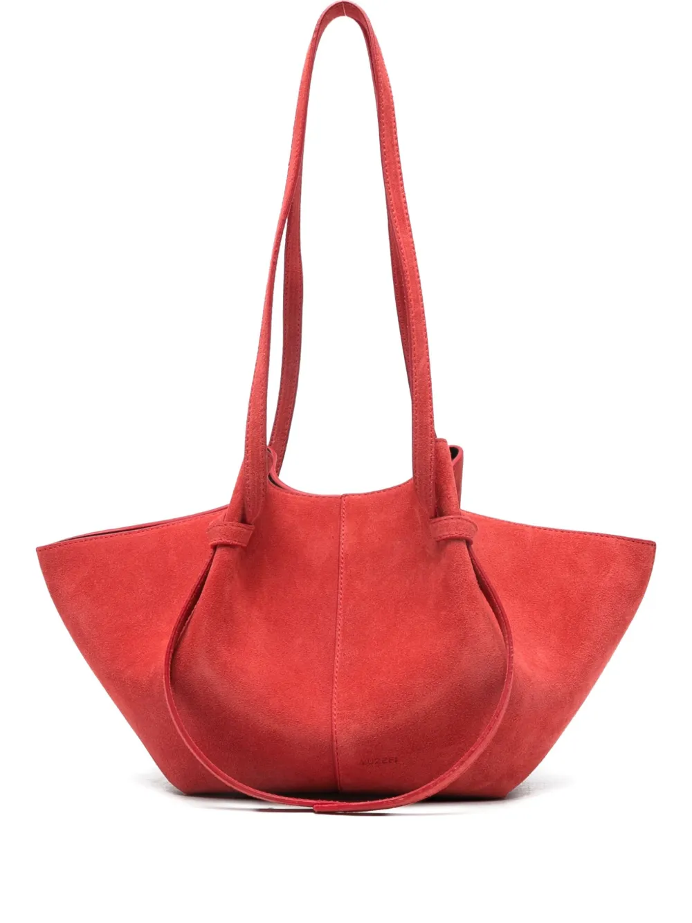 Yuzefi Mochi Suede Shoulder Bag In Red