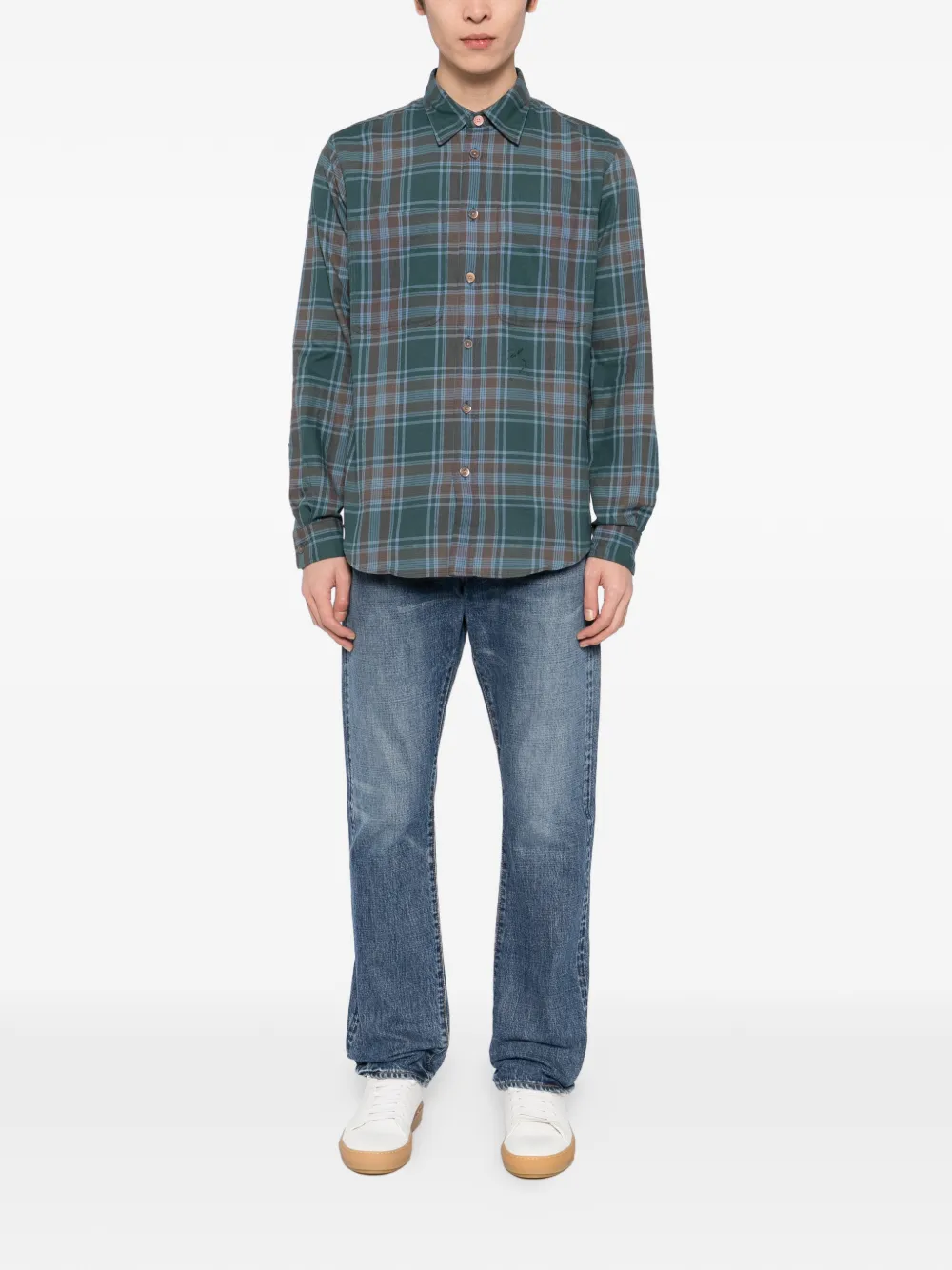 PS Paul Smith camisa de algodón con cuadros estampados | Image 2