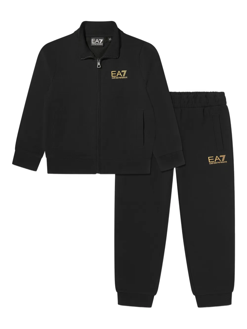 Emporio Ar i Kids Trainingspak met logo Zwart