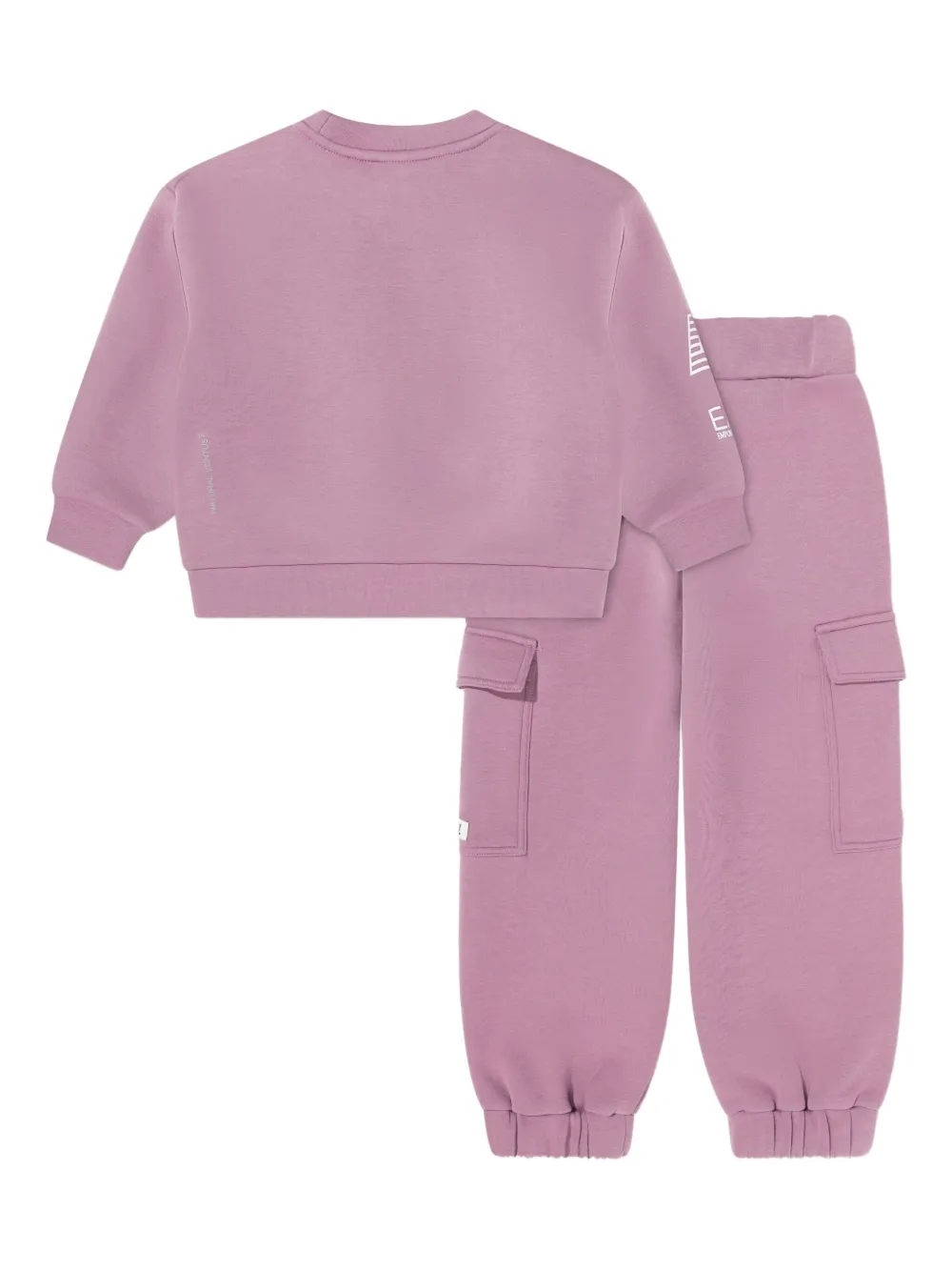 Emporio Armani Kids Trainingspak met cargo zak Paars