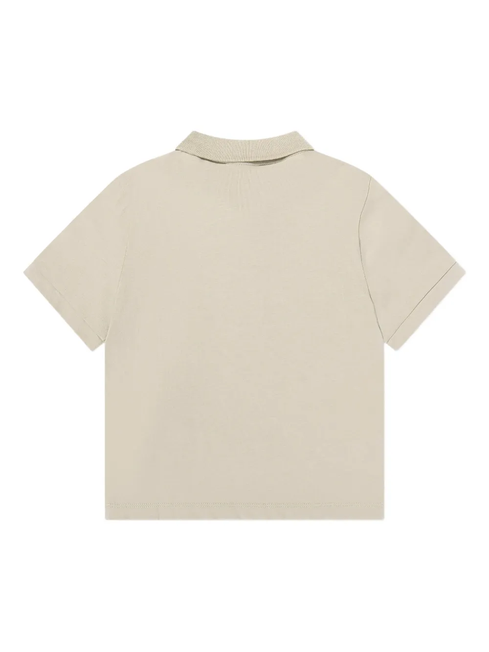 Emporio Armani Kids Poloshirt met logodetail Beige