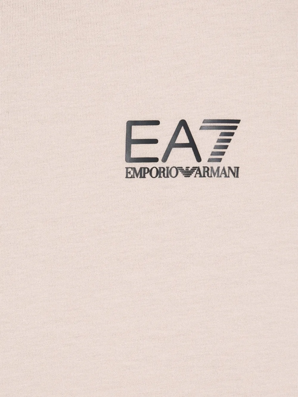 Emporio Armani Kids T-shirt met logoprint Beige