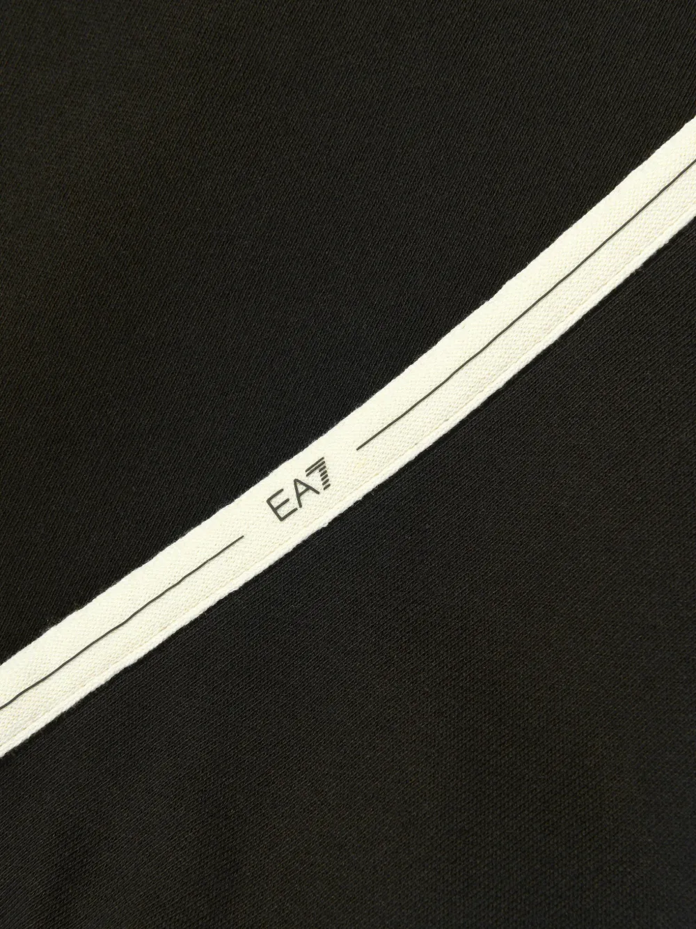 Emporio Armani Kids Sweater met logoband Zwart