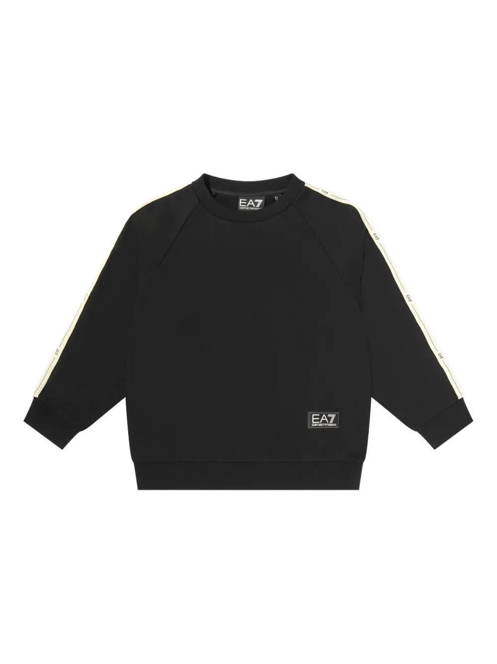 Emporio Armani Kids logo tape sweatshirt - Nero