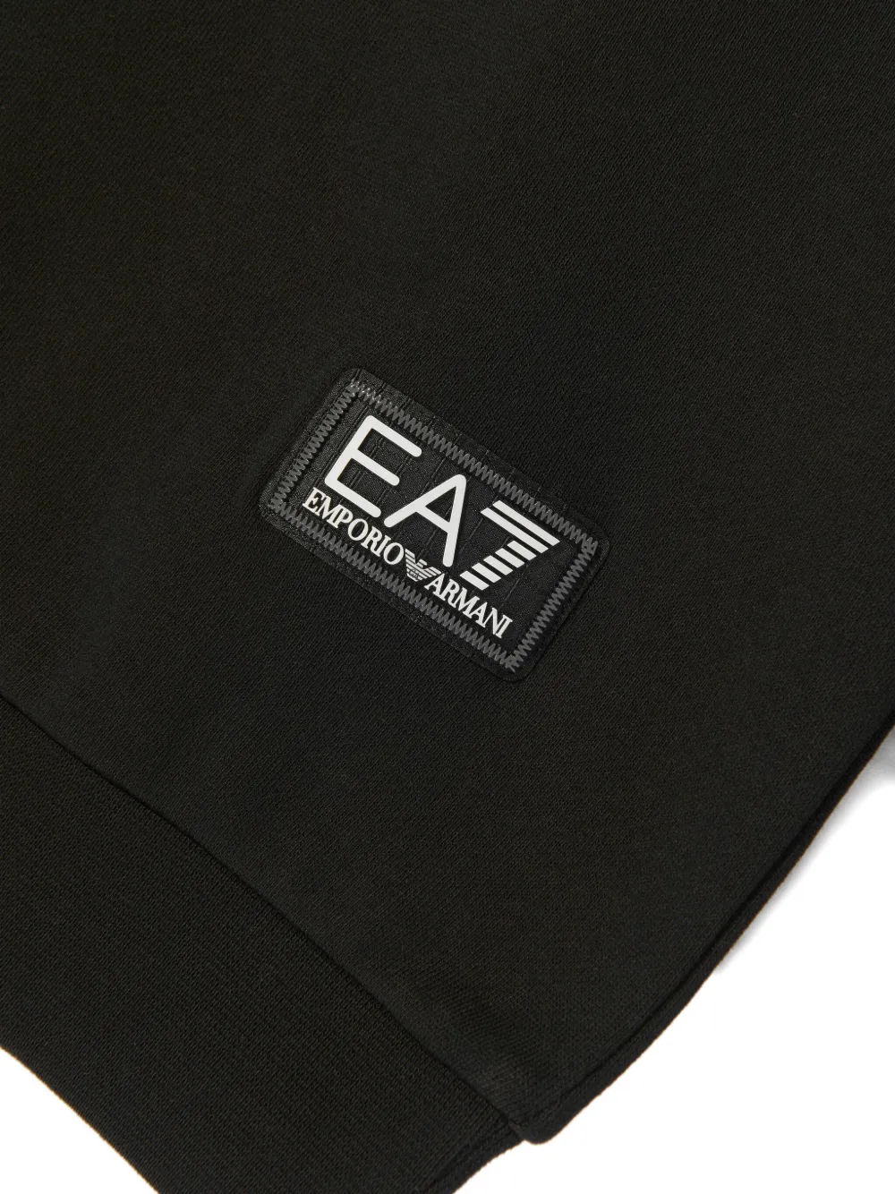 Emporio Armani Kids Sweater met logoband Zwart